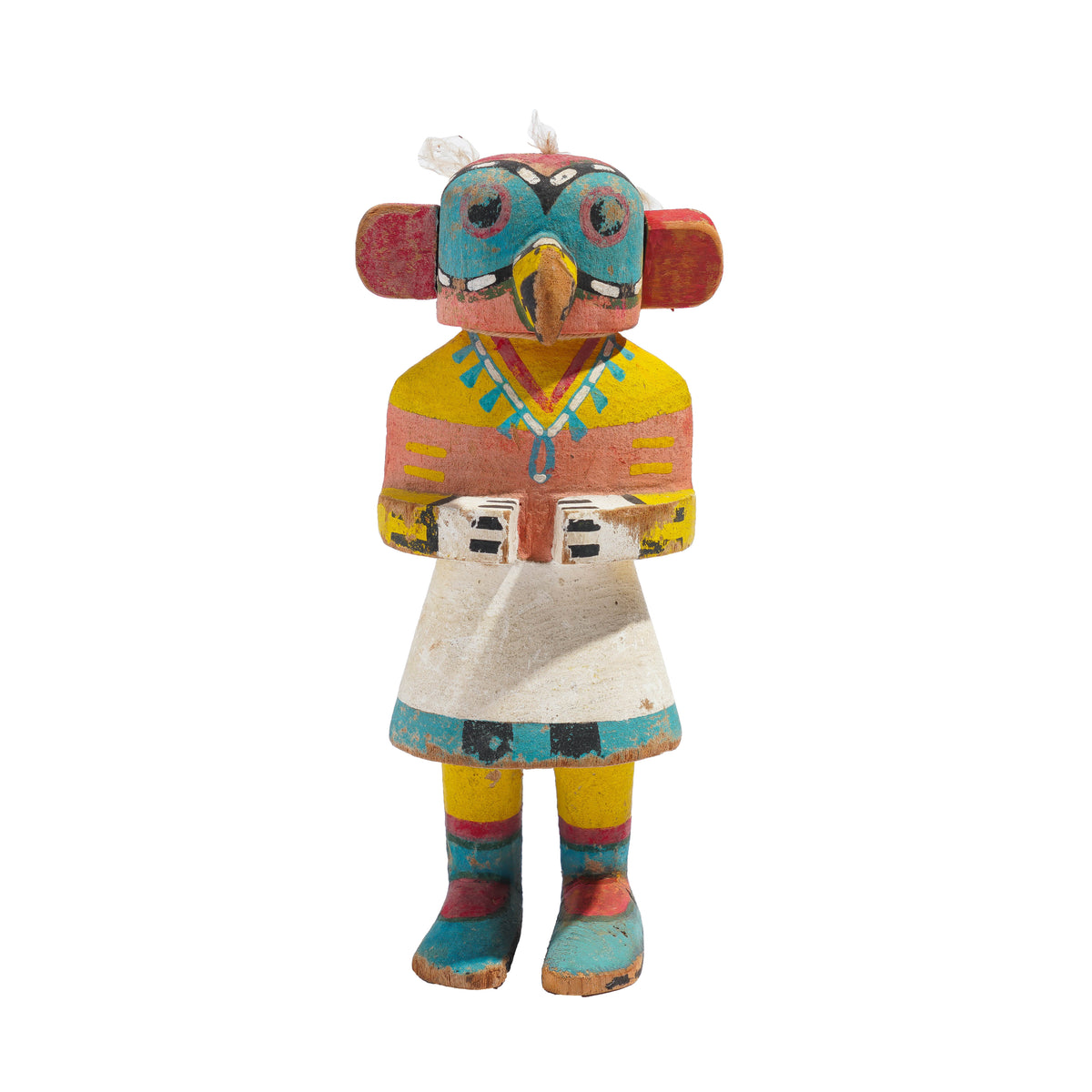 Mid-Century Hopi traditional "Old Style" bird Kachina doll, 1950's