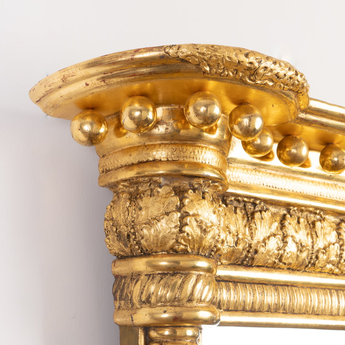 Sheraton gilt gesso tabernacle mirror, attributed to Waterhouse, c. 1810