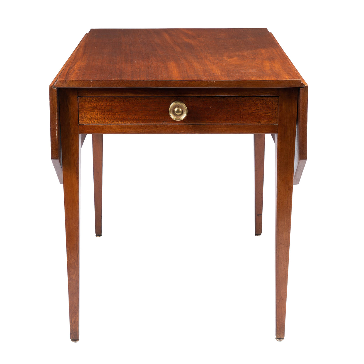 Massachusetts Hepplewhite drop leaf Pembroke table, 1790-1810