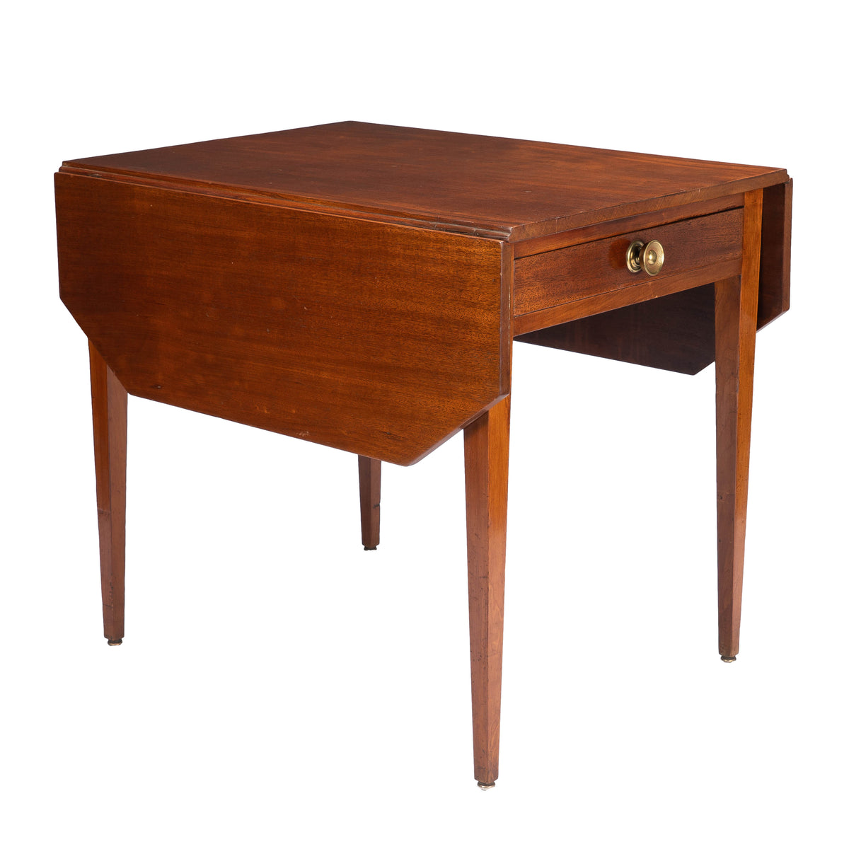 Massachusetts Hepplewhite drop leaf Pembroke table, 1790-1810