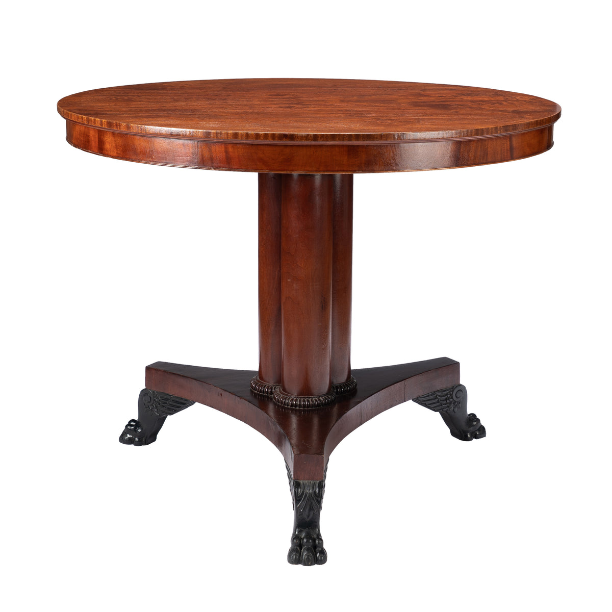 New York Classical mahogany center table, c. 1815-30