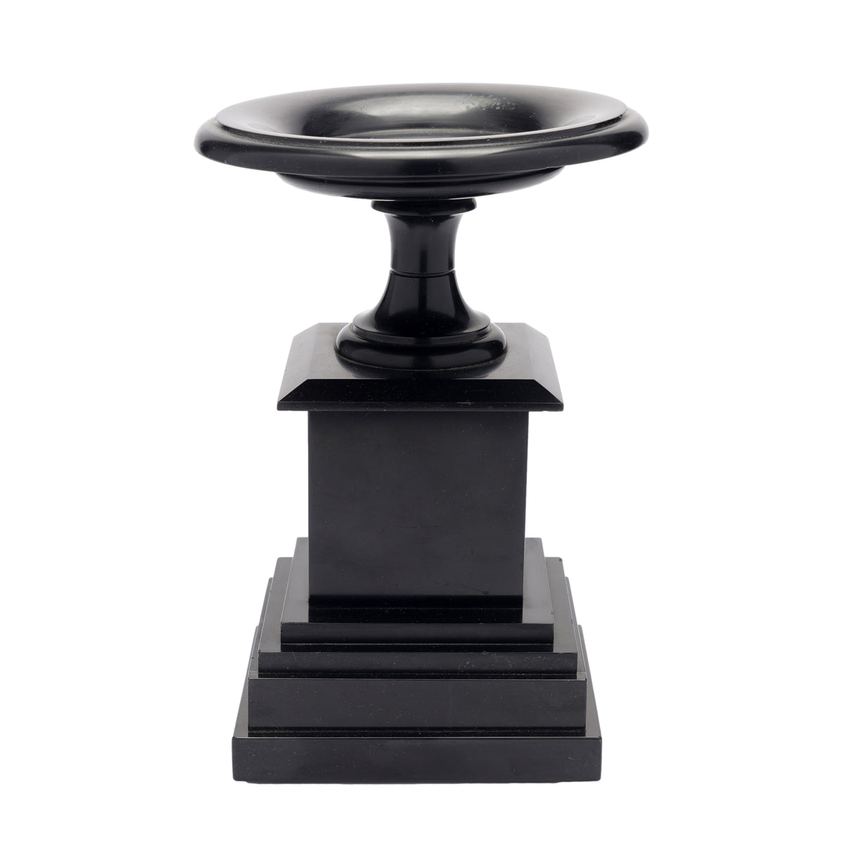French tazza carved from Belgian black marble, 1870