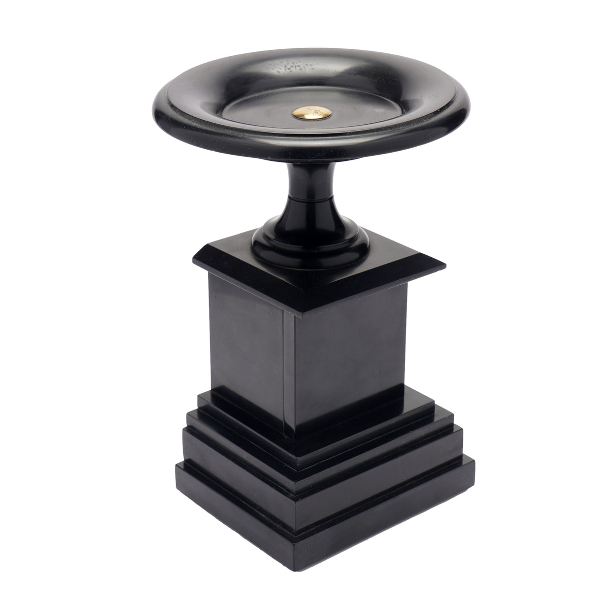 French tazza carved from Belgian black marble, 1870