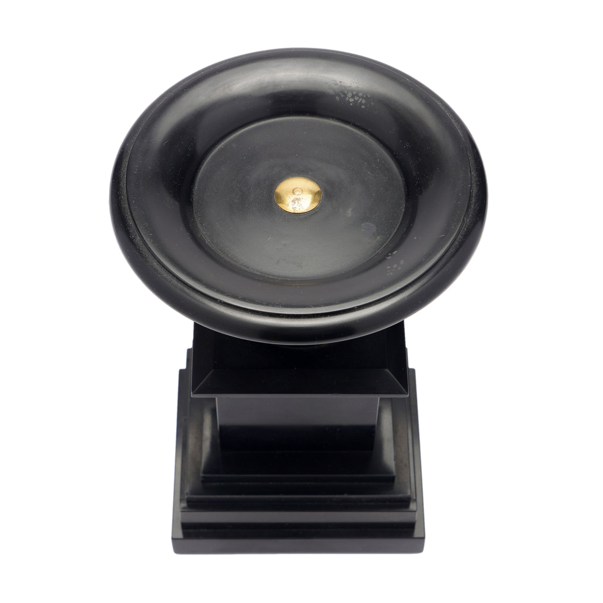 French tazza carved from Belgian black marble, 1870