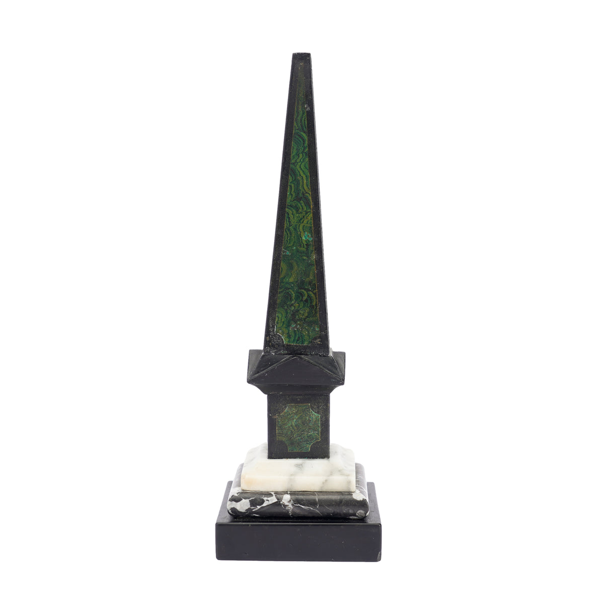 Painted slate & marble obelisk, 1840