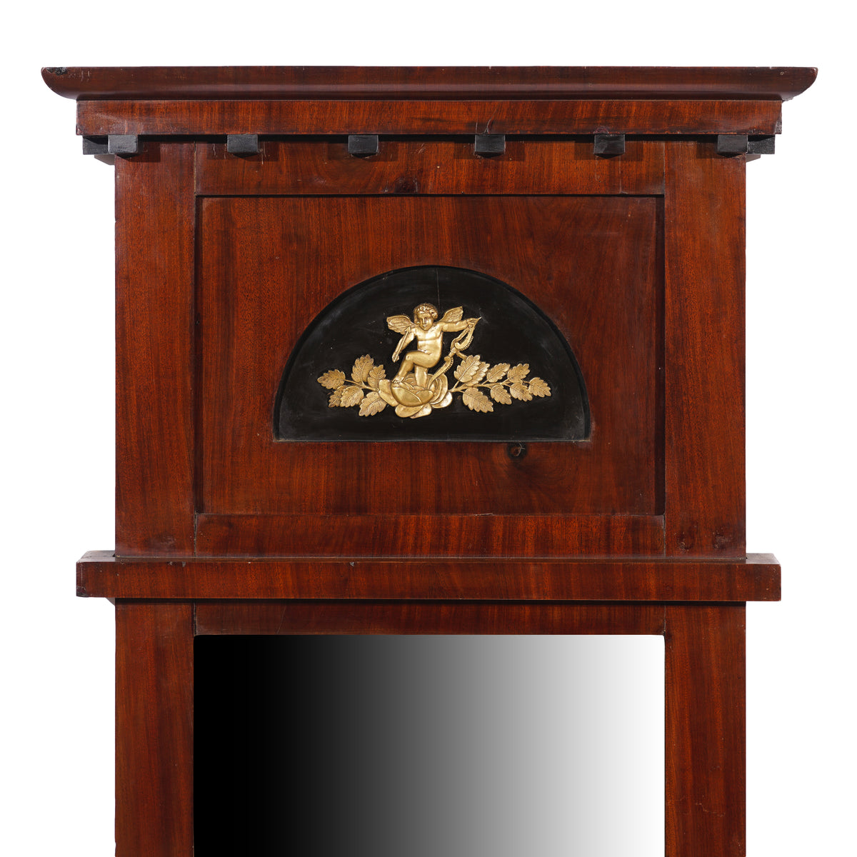 Austrian Biedermeier mahogany pier mirror, c. 1815-20