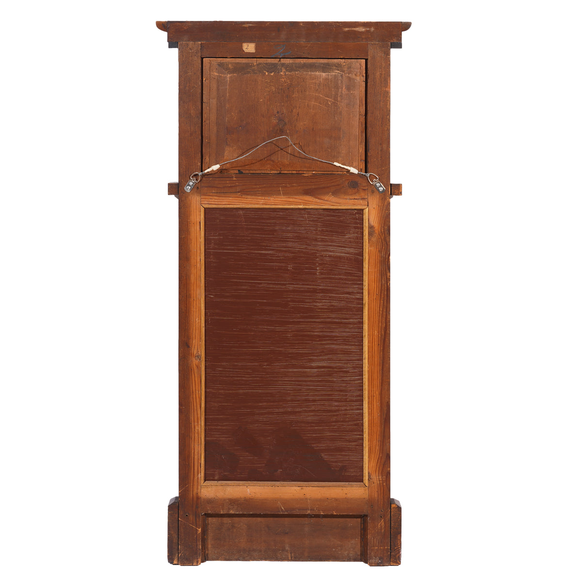 Austrian Biedermeier mahogany pier mirror, c. 1815-20