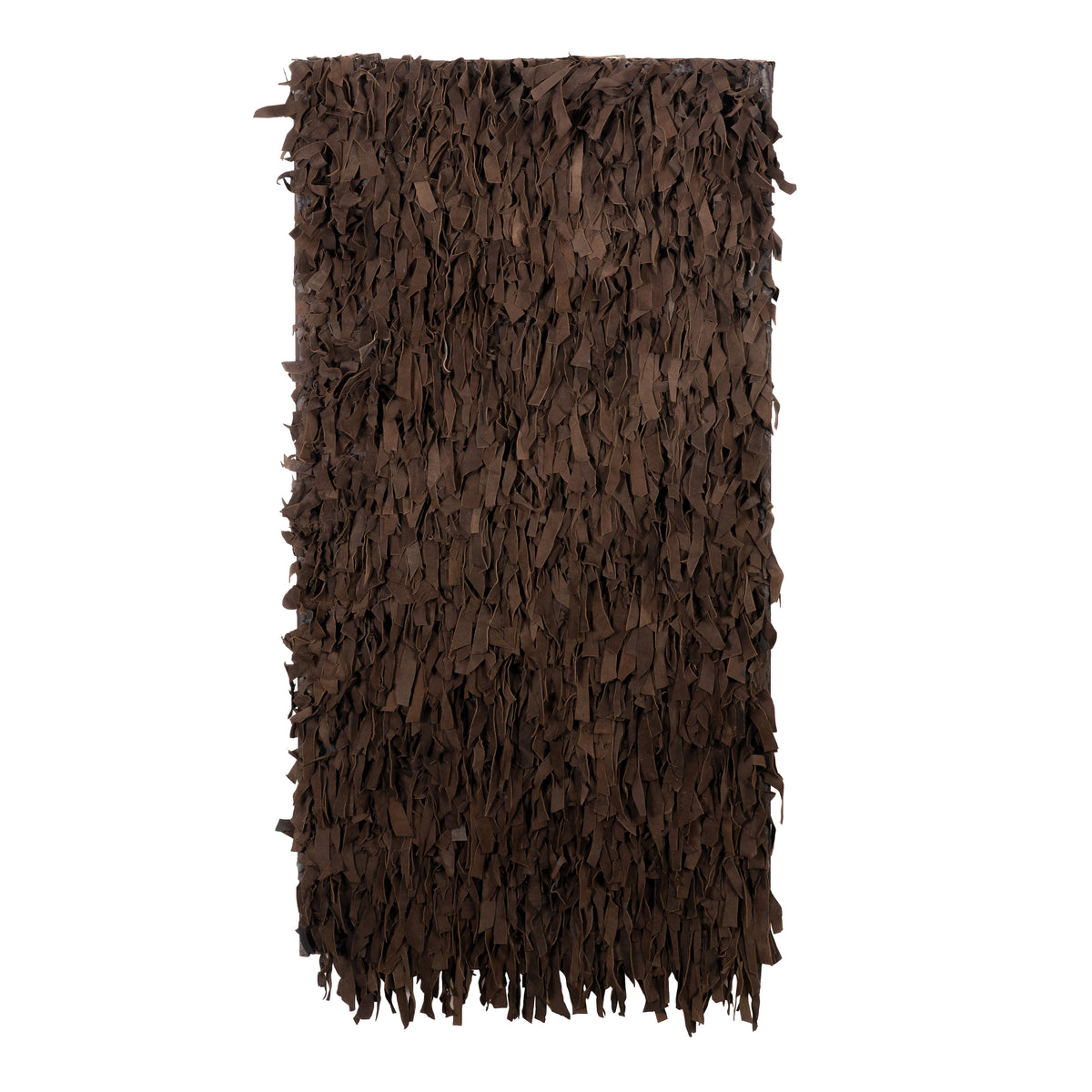 Sueded leather wall hanging, 1950's
