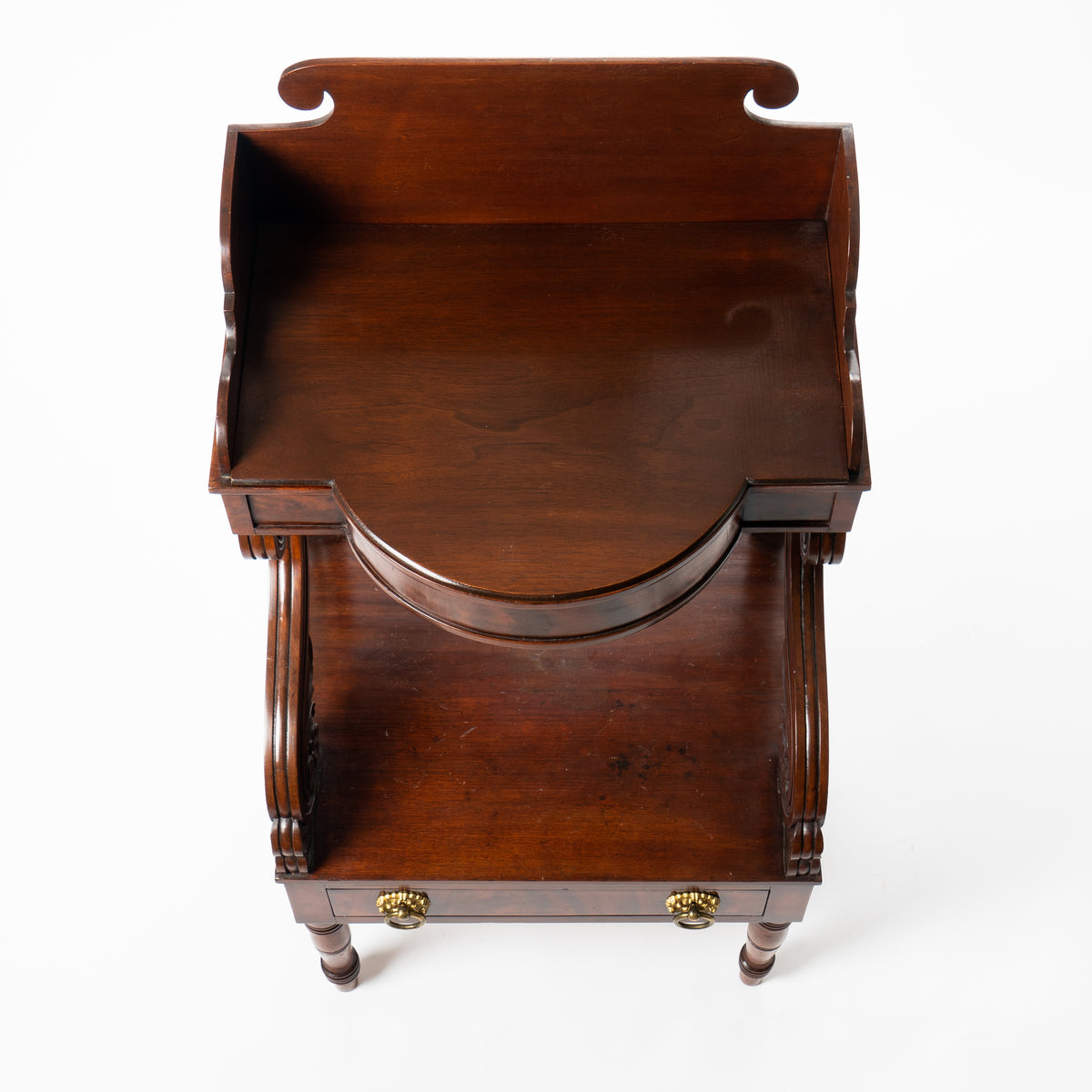 New York Neoclassic mahogany wash stand, 1825-30