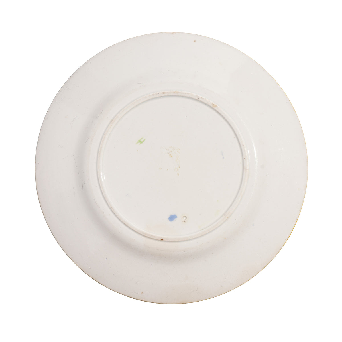 Pair of French faience vegetable plates, 1850s