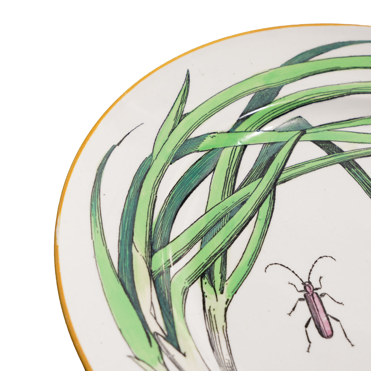 Pair of French faience vegetable plates, 1850s