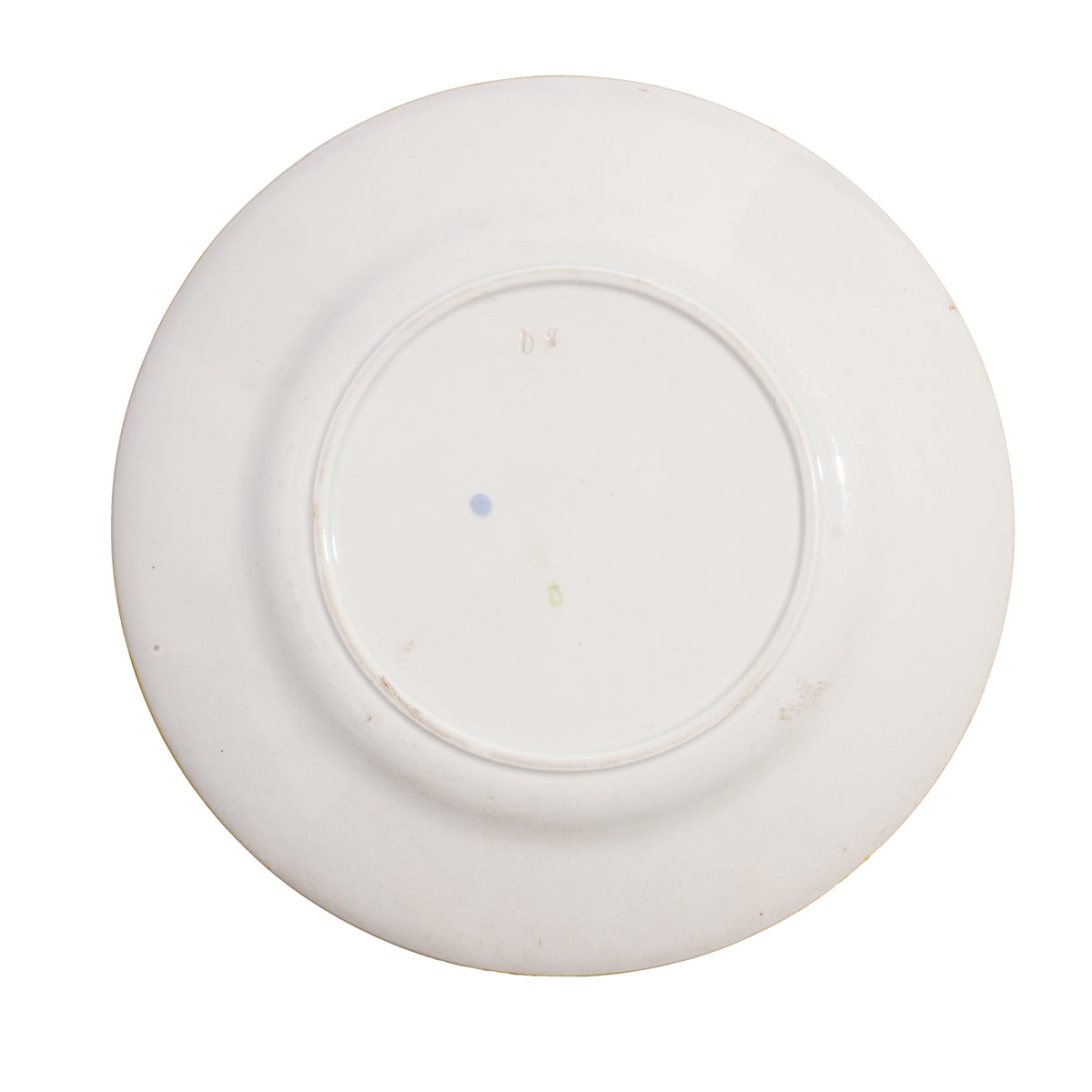 Pair of French faience vegetable plates, 1850s