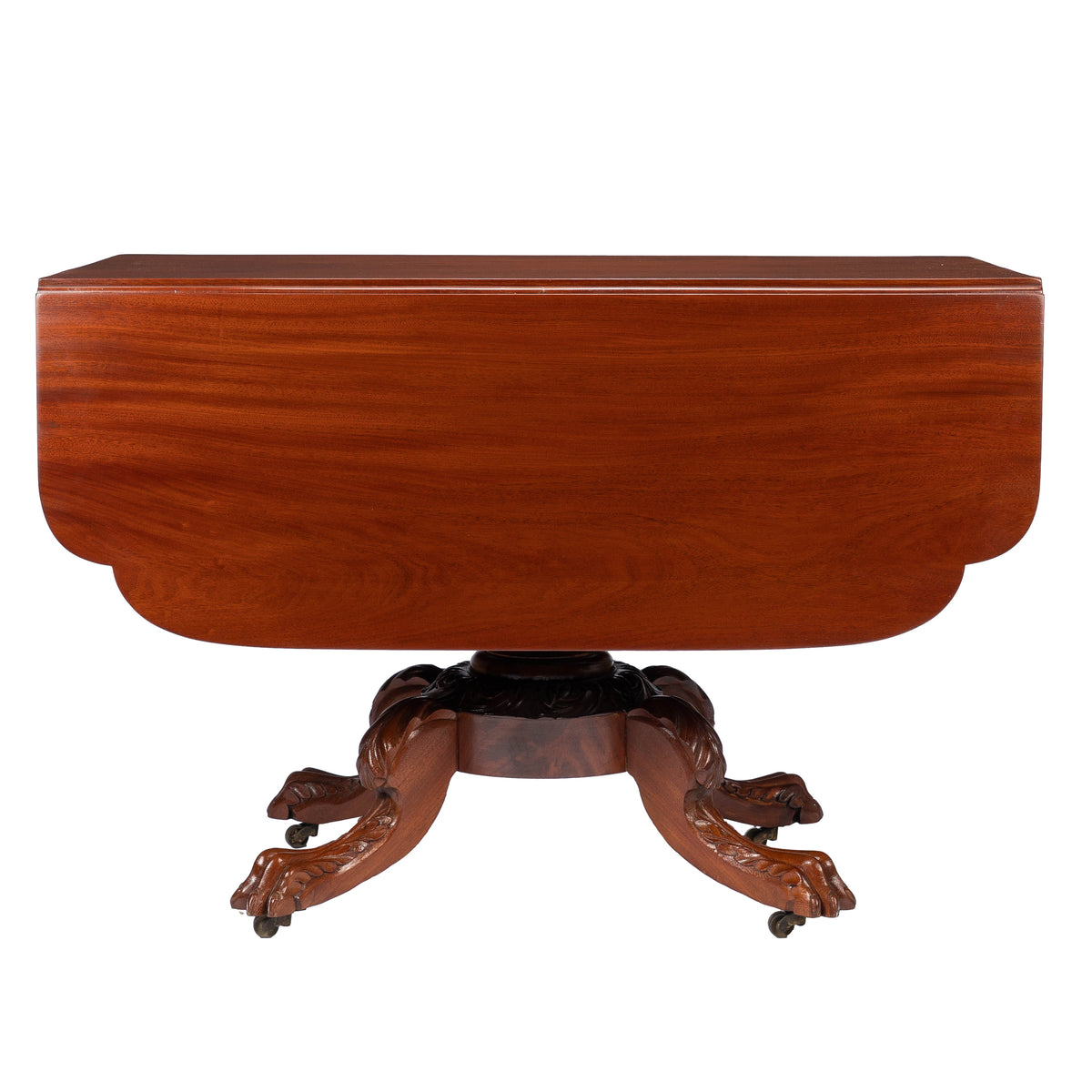 New York Neoclassic mahogany drop-leaf breakfast table, circa 1825