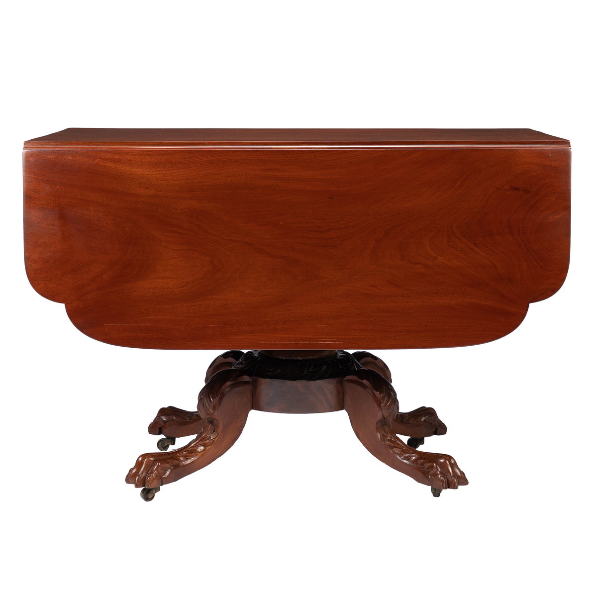 New York Neoclassic mahogany drop-leaf breakfast table, circa 1825