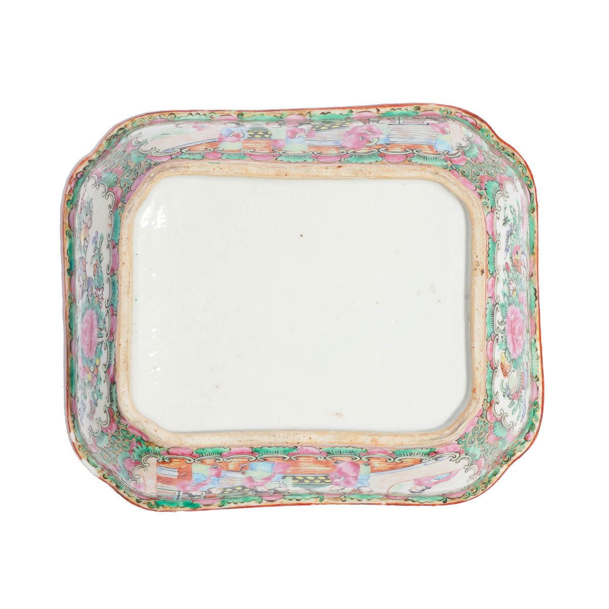 Chinese Famille Rose medallion covered serving dish, 1875-1900