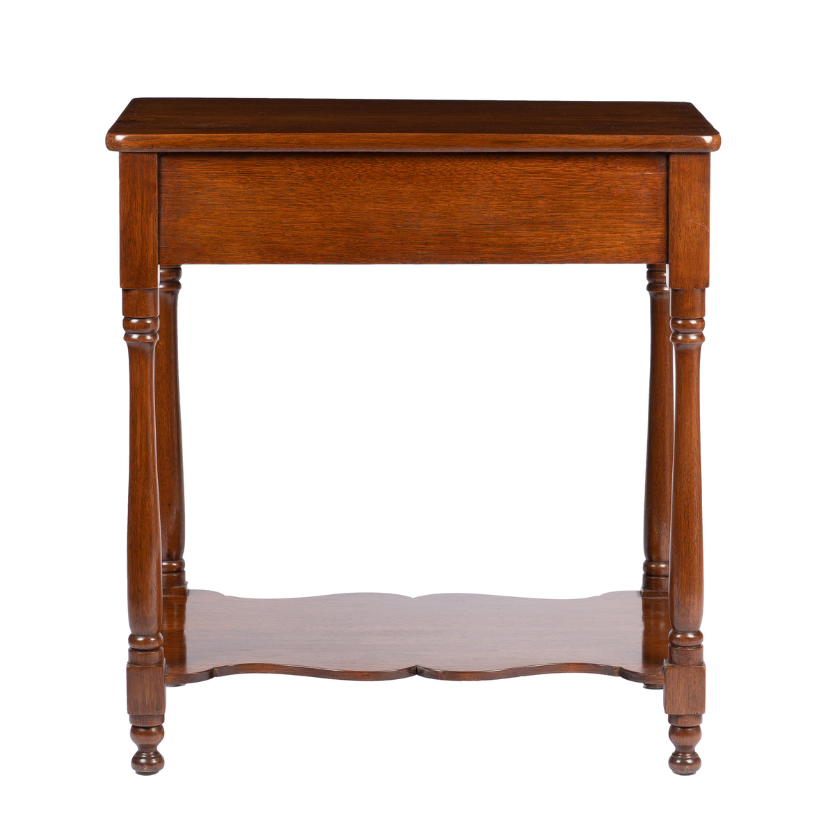 Delaware Valley walnut single-drawer stand, 1810-20