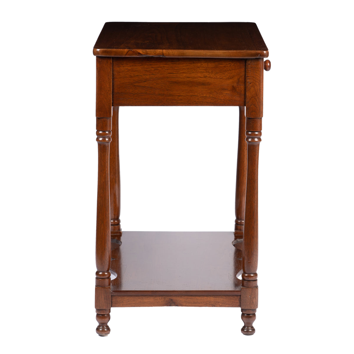 Delaware Valley walnut single-drawer stand, 1810-20