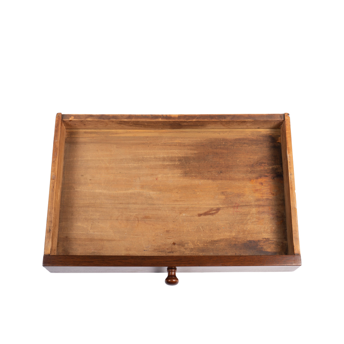 Delaware Valley walnut single-drawer stand, 1810-20