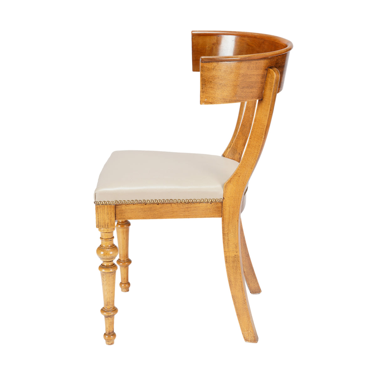 Austrian Biedermeier klismos chair, 1820