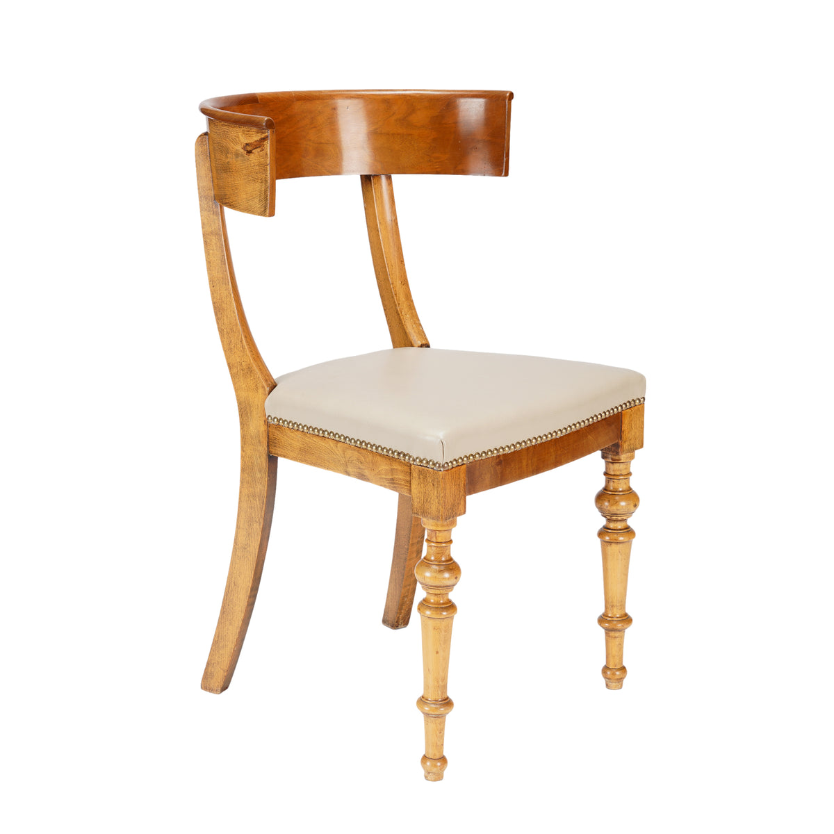Austrian Biedermeier klismos chair, 1820