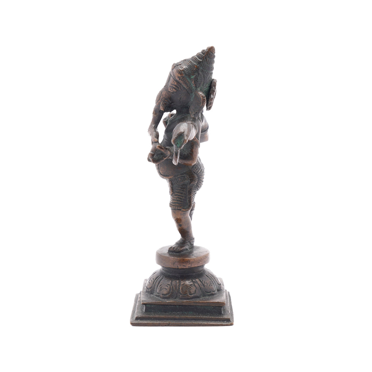 South Indian bronze dancing Ganesha figure, c. 1800's