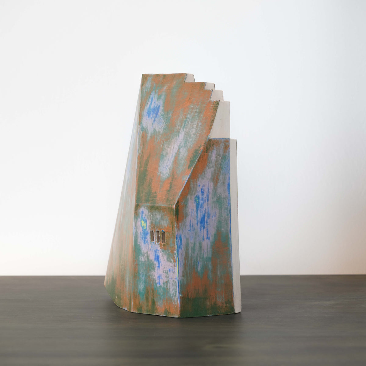 Yih Wen Kuo "Eternal Home" Abstract Architectural Ceramic Sculpture
